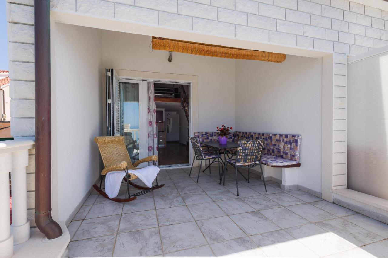 Luxury Bellavista Amazing Sea Holidays With Private Beach & Parking Milna  Buitenkant foto